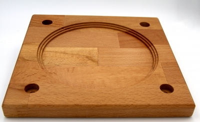 PA100 - spinning top plate beech