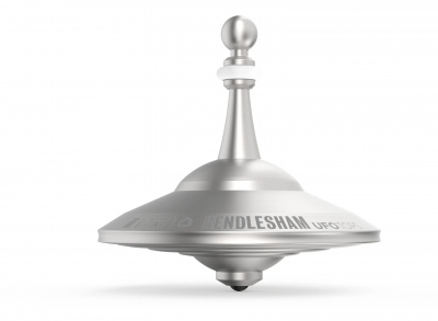 UFO3S - Metall-Kreisel Rendlesham silber