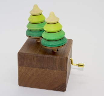 MRA102 - Music box with forest tops