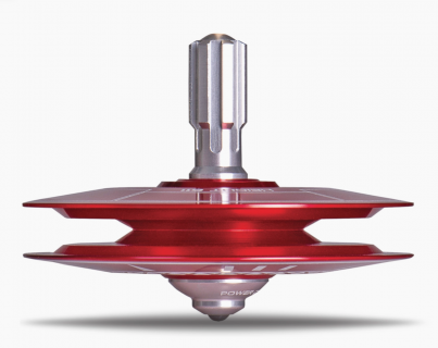UFO6R - Metall-Kreisel 611 Feuerball Rot