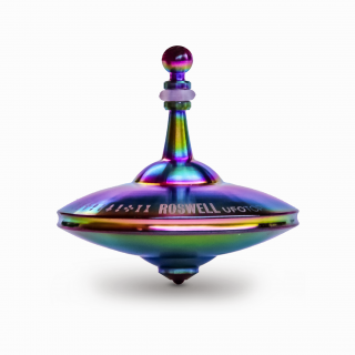 UFO2PSY - Metall-Kreisel Roswell psychedelischer Edelstahl
