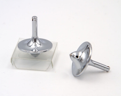 CS187 - Metal spinning top China shape (Inception) mini silver